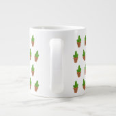 Jumbo-Tasse mit Cactus Pattern (Rückseite)