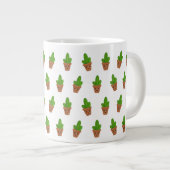 Jumbo-Tasse mit Cactus Pattern (Vorderseite Rechts)