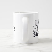 Jumbo-Tasse mit "I Speak Fluent Sarcasm" (Rückseite)