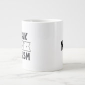 Jumbo-Tasse mit "I Speak Fluent Sarcasm" (Vorderseite)