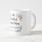 Jumbo-Tasse mit Rose-Skript (Vorderseite Rechts)