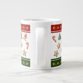 Jumbo-Tasse mit Weihnachtskeksen (Rückseite)