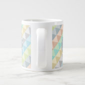 Jumbo-Tasse Monogram Modern Geometric (Rückseite)