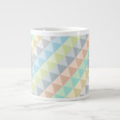 Jumbo-Tasse Monogram Modern Geometric (Vorderseite)