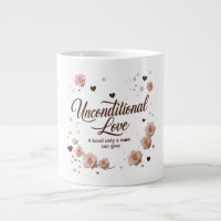 Jumbo-Tasse ohne Auflagen - Rosensteine in Rosa el