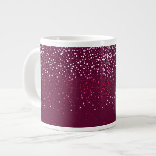 Jumbo Tasse-Petite Berry Stars-Wine Jumbo-Tasse