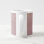 Jumbo Tasse-Petite Golden Stars-Mauve Jumbo-Tasse (Rückseite)