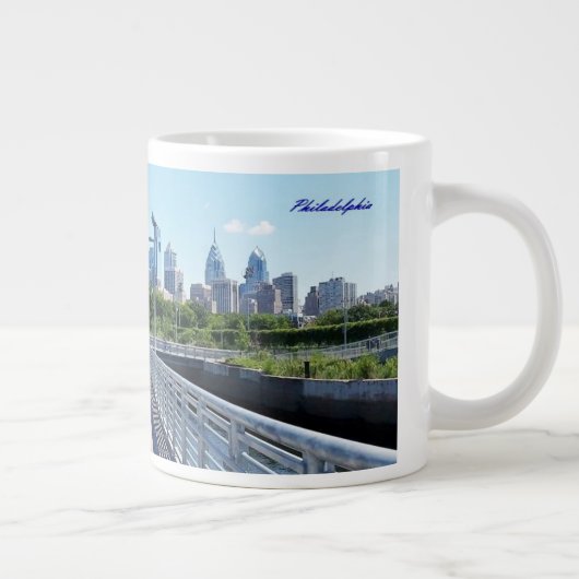 JUMBO-TASSE - Philadephia-Boardwalk mit Skyline (Rechts)