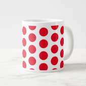 Jumbo Tasse-Polka Dots Kaffee Tasse (Vorderseite Rechts)
