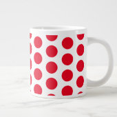 Jumbo Tasse-Polka Dots Kaffee Tasse (Rechts)