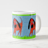 Jumbo-Tasse - Red Dog (Vorderseite Rechts)