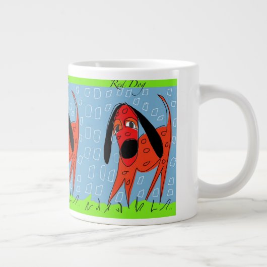 Jumbo-Tasse - Red Dog (Rechts)