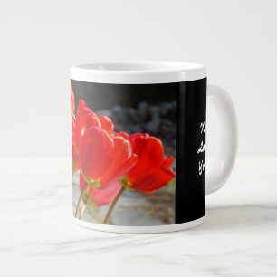 Jumbo Tasse Red Tulip Blume Wir Liebe Oma!