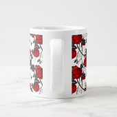 Jumbo Tasse-Rote Rose-Wein Jumbo-Tasse (Rückseite)