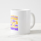 Jumbo Tasse Ruhestandsplan Slogan (Vorderseite Rechts)