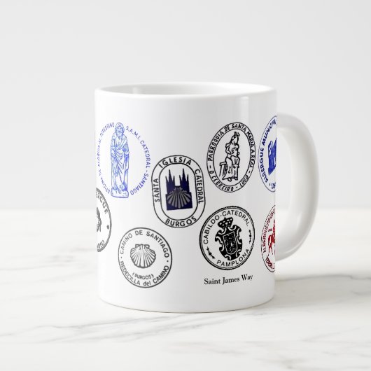 Jumbo Tasse Saint James Way (Vorderseite Rechts)