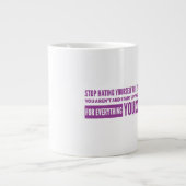 Jumbo-Tasse stoppen (Vorderseite)