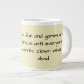 Jumbo-Tasse von Feral-ly Funny Freakshow (Vorderseite Rechts)