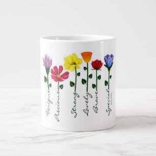 Jumbo-Tasse - Wildblumen n' Worte