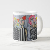 Jumbo-Tasse - Wilde Frauen tun (Vorderseite Rechts)