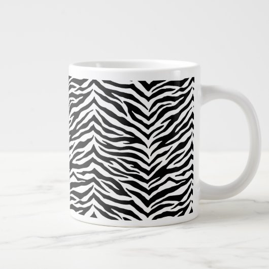 Jumbo Tasse-Zebra Print Giant Coffee Tasse (Rechts)