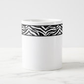 Jumbo Tasse-Zebra Print Jumbo-Tasse (Vorderseite)