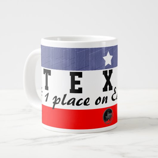 Jumbo Texas der Ort sein Jumbo-Tasse (Vorderseite Links)
