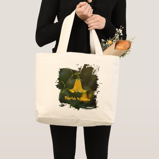 Jumbo Tote Bag – Flowers for the Soul Stoffbeutel (Vorderseite (Produkt))