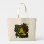 Jumbo Tote Bag – Flowers for the Soul Stoffbeutel (Rückseite)