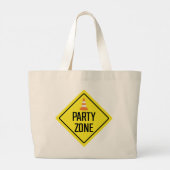 Jumbo-Tote-Bag für das Party von Kone Jumbo Stoffbeutel (Rückseite)