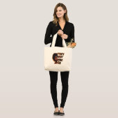 Jumbo Tote Bag - individuell anpassbar und vielsei Stoffbeutel (Vorderseite (Model))