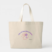 Jumbo Tote Bag Stoffbeutel (Rückseite)