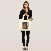 JUMBO TOTE BAG WILD HORSE STOFFBEUTEL (Vorderseite (Model))