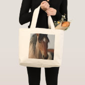 JUMBO TOTE BAG WILD HORSE STOFFBEUTEL (Vorderseite (Produkt))