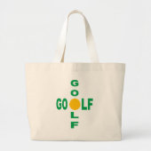 Jumbo Tote DESIGN GOLF Stoffbeutel (Vorne)
