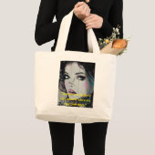 Jumbo Tote Strong Woman Stoffbeutel (Vorderseite (Produkt))