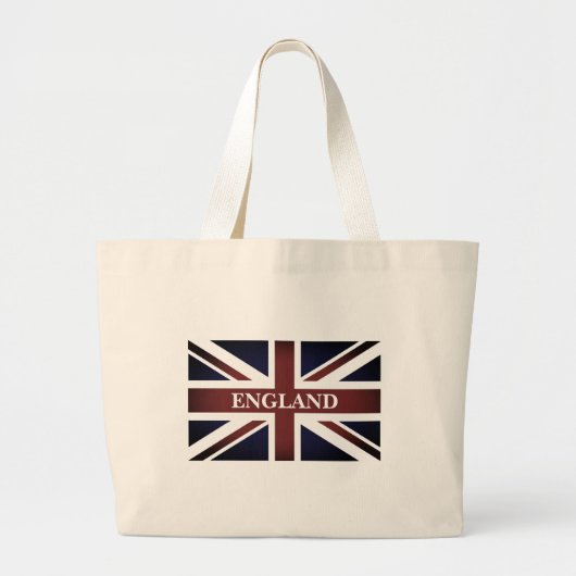 Jumbo Tote Tasche mit der Flagge des britischen Ja (Vorne)