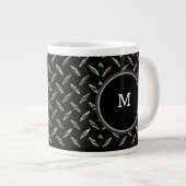 Jumbo-Typ Cooler Monogram-Style-Kaffeebeutel Jumbo-Tasse (Vorderseite Rechts)