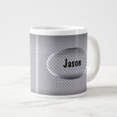 Jumbo Typ Monogram-Kaffeemugs Jumbo-Tasse (Vorderseite Rechts)