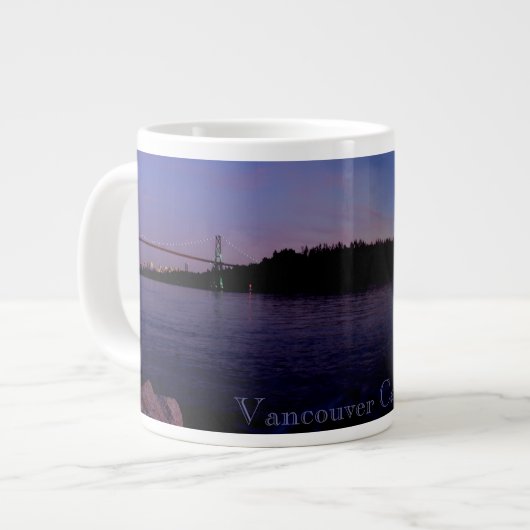 Jumbo Vancouver Coffee Tasse City Sunset Cup (Vorderseite Links)