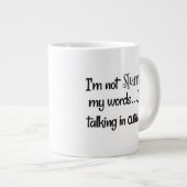 Jumbo Venti-size (20 oz)klassische Tasse der weiße (Vorderseite Rechts)