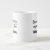 Jumbo Venti-size (20 oz)klassische Tasse der weiße (Vorderseite)