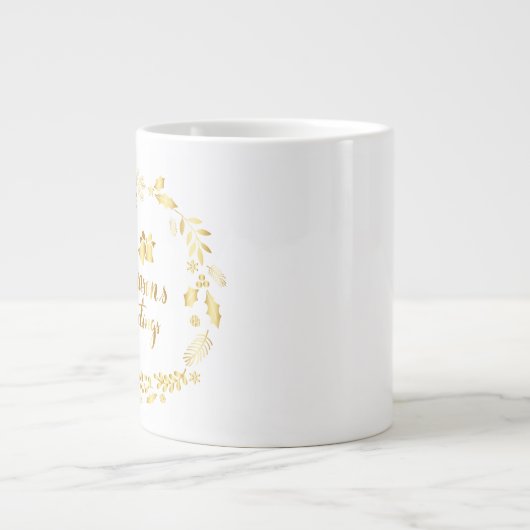 Jumbo+Weihnachten Jumbo-Tasse (Vorderseite)