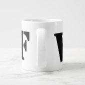 Jumbo WOOF (20oz) Tasse (Rückseite)