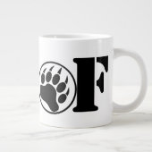 Jumbo WOOF (20oz) Tasse (Rechts)