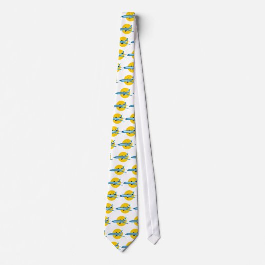 Jumbojet Flugzeug-Flugzeugflugzeuge Krawatte (Vorderseite)