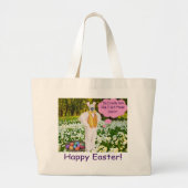 Jumbotasche. Happy Oaster. klipspringt/sonnig Jumbo Stoffbeutel (Vorne)