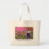 Jumbotasche. Herzlichen Glückwunsch! Jumbo Stoffbeutel (Vorne)