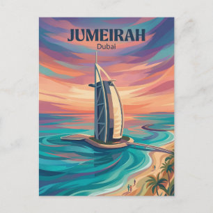 Jumeirah Strand Vereinigte Arabische Emirate Postkarte