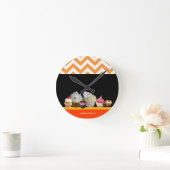 JUMMLICHE FARBSCHNITTSTELLEN FÜR DIE VERZERRUNG Or Runde Wanduhr (Zuhause)